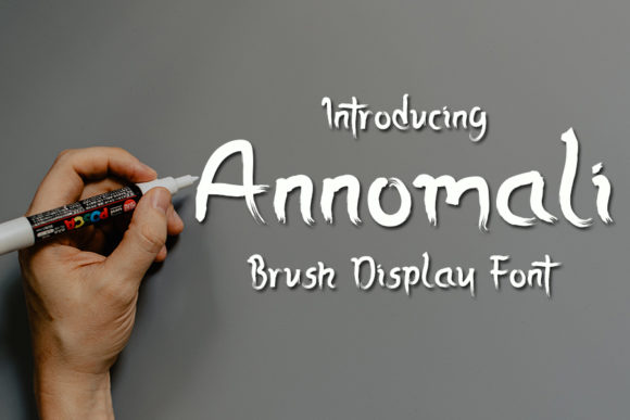Annomali: A Spooky Display Font for Bold Designs