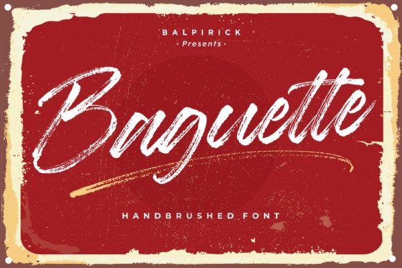 Baguette: The Hand-Brushed Font Redefining Modern Brand Authenticity