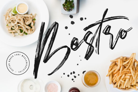 Bestro: A Brushed Handwritten Font for Dramatic Design Impact