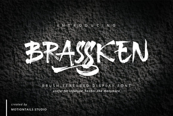Brassken: The Brushed Font That Brings Halloween to Life