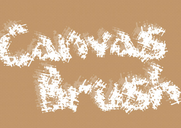 Canvas Brush: A Unique Hand-Brushed Display Font