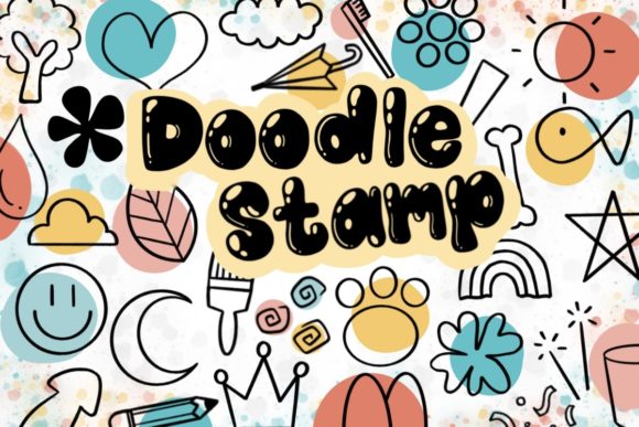 Elevate Designs with 30 Doodle Procreate Brushes