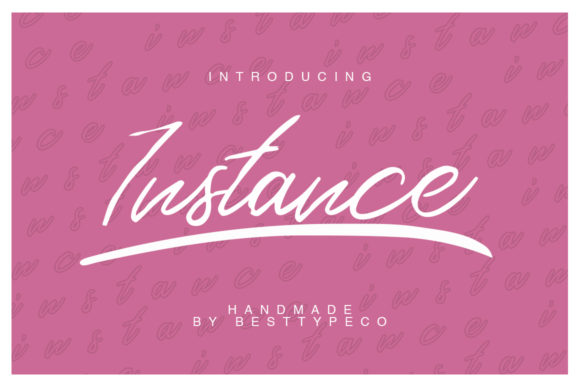Evaluating Instance: A Versatile Brushed Handwritten Font for Modern Design