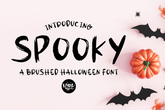 Evaluating Spooky: A Hand-Brushed Display Font for Seasonal Design