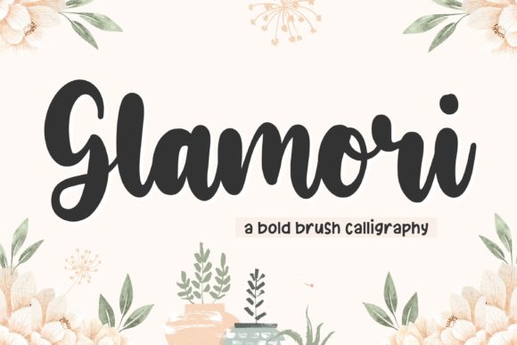 Glamori: The Bold Calligraphy Font for Modern Branding