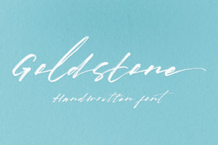 Gold Stone: A Romantic Script for Modern Crafting