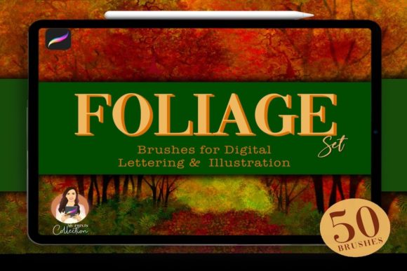 Integrating the Foliage Procreate Brush Set 50 Brushes into Your Digital Art Workflow