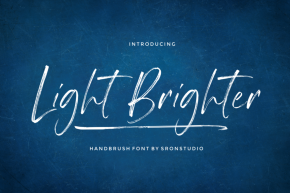 Light Brighter: A Versatile Brushed Script for Modern Design