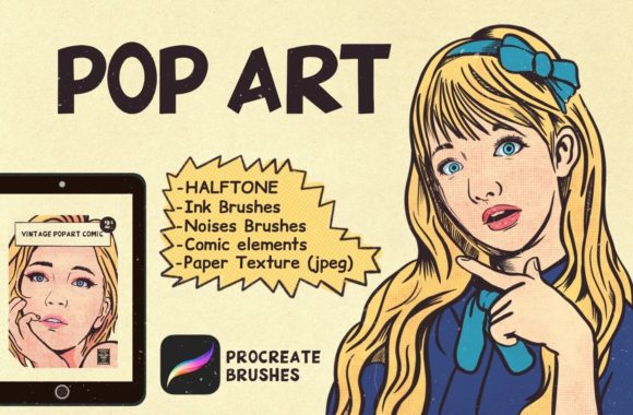 Master Pop Art Style with Procreate Comic Brushes