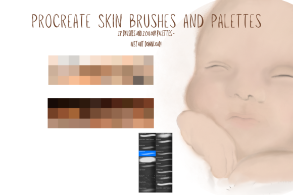 Mastering Realistic Portraits with Skin Procreate Brushes Swatches