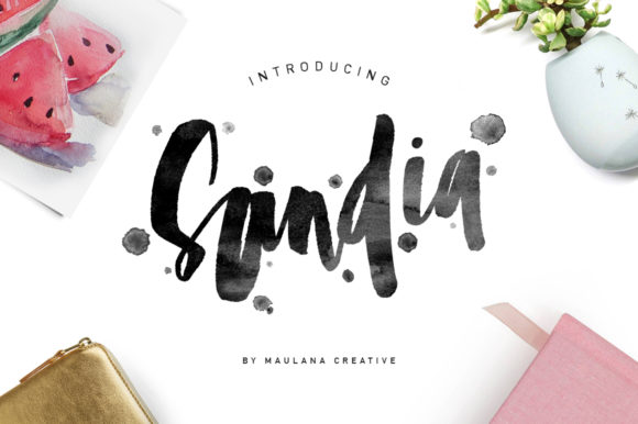 Sandia: The Relaxed Brushed Handwritten Font That Brings Designs to Life
