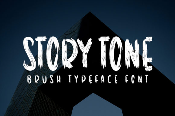 Story Tone: A Bold Brushed Font for Dramatic Impact