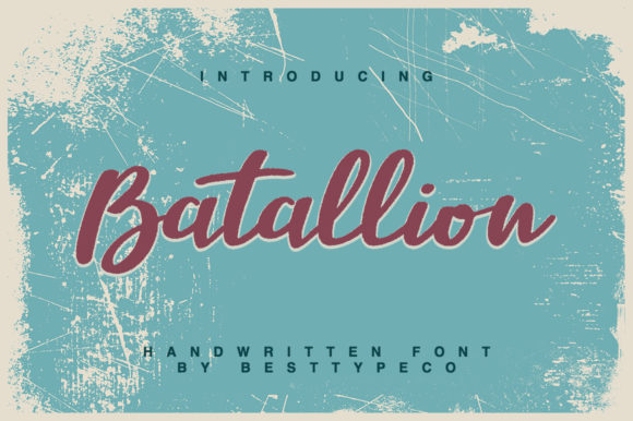 Why Batallion Is the Brushed Handwritten Font Your Brand Needs