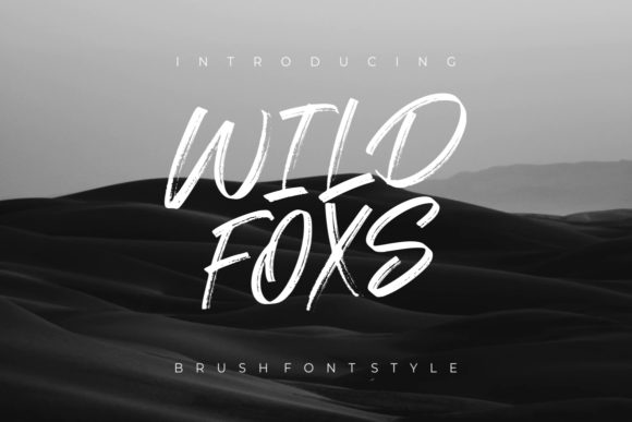 Wild Foxs: A Neat Brushed Font for Unique Designs
